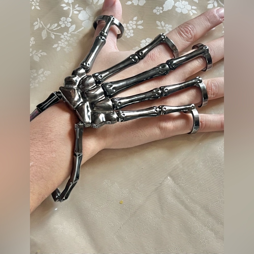 Skeleton Hand Bracelet